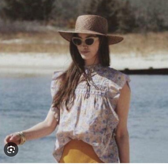Anthropologie Tops - Anthropologie Love the Label Josepha Ruffle Sleeve Top